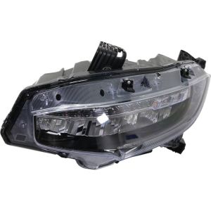 HONDA CIVIC HATCHBACK TYPE R HEAD LAMP ASSEMBLY LEFT (Driver Side) (LED)**CAPA** OEM#33150TBAA11 2017-2021 PL#HO2502176C