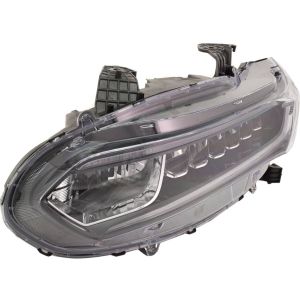 HONDA ACCORD SEDAN HEAD LAMP ASSEMBLY LEFT (Driver Side) (EXC TOURING)(HALOGEN HIGH BEAM)**CAPA** OEM#33150TVAA01 2018-2022 PL#HO2502187C