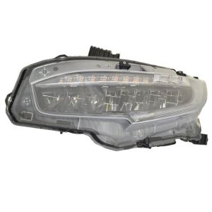 HONDA CIVIC COUPE HEAD LAMP ASSY LEFT (Driver Side) (LED) **CAPA** OEM#33150TBAA23 2020 PL#HO2502199C