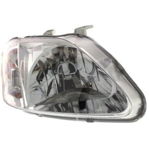 HONDA CIVIC COUPE/HATCHBACK HEAD LAMP RIGHT (Passenger Side) OEM#33101S01A02 1999-2000 PL#HO2503113