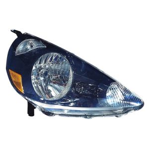 HONDA FIT HEAD LAMP UNIT RIGHT (Passenger Side) (BLK)**CAPA** OEM#33101SLNA01ZC 2007-2008 PL#HO2503131C