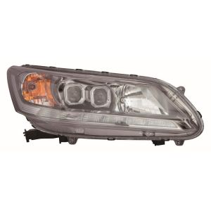 HONDA ACCORD HYBRID HEAD LAMP ASSEMBLY RIGHT (Passenger Side) (LED)**CAPA** OEM#33100T3VA51 2014-2015 PL#HO2503164C