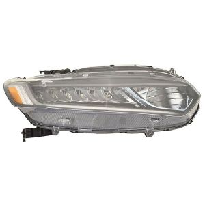 HONDA ACCORD HYBRID HEAD LAMP ASSY RIGHT (Passenger Side) (HALOGEN HIGH BEAM)(BASE/EX/EX-L) OEM#33100TVAA52 2018-2020 PL#HO2503196