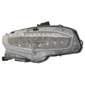 HONDA CIVIC SEDAN  HEAD LAMP ASSY RIGHT (Passenger Side) (LED) OEM#33100TBAA23 2020-2021 PL#HO2503199