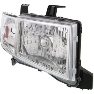 HONDA RIDGELINE HEAD LAMP UNIT RIGHT (Passenger Side)(CHR BEZEL)(EXC SPORT) **CAPA** OEM#33101SJCA11 2009-2014 PL#HO2519128C