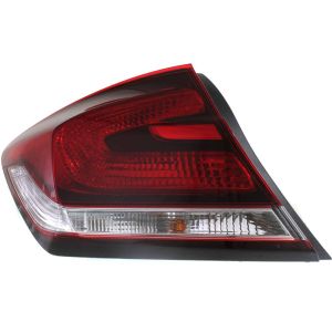 HONDA CIVIC SEDAN TAIL LAMP ASSEMBLY LEFT (Driver Side)**CAPA** OEM#33550TR0A51 2013-2015 PL#HO2804102C