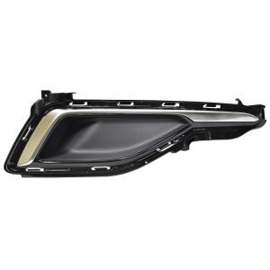 HYUNDAI SONATA  FOG LAMP COVER RIGHT (Passenger Side) CHROME/BLACK (STD BMP)(WO/DRL) OEM#86522C1000SCR 2015-2017 PL#HY1039159