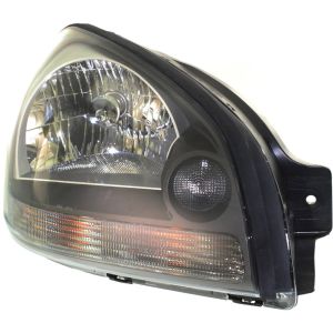 HYUNDAI TUCSON  HEAD LAMP ASSEMBLY RIGHT (Passenger Side) (CLEAR SIGNAL) OEM#921022E050 2005-2009 PL#HY2503133