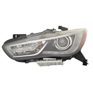 INFINITI QX60 HEAD LAMP ASSY LEFT (Driver Side) (FROM 7-16) **CAPA** OEM#260609NF2B 2016 PL#IN2502173C