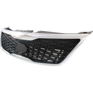 KIA SORENTO GRILLE ASSEMBLY CHR/BLK (LX/EX) **CAPA** OEM#863501U500 2014-2015 PL#KI1200155C