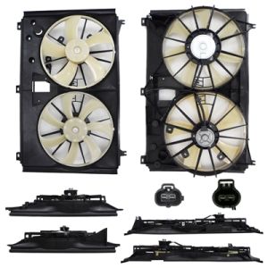 LEXUS LS 460 RADIATOR & A/C FAN ASSY(DUAL FAN) RWD OEM#1671138060-PFM 2007-2017 PL#LX3115123
