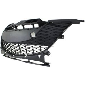 MAZDA MAZDA3 GRILLE BLACK (2.0L)(BAR TYPE SIDE GRILLE) OEM#BBM4501T1H 2010 PL#MA1036112