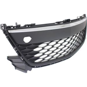 MAZDA CX-7 FRONT BUMPER GRILLE ASSEMBLY CHR/BLK (WO/FOG) OEM#EH44501T0H 2010-2012 PL#MA1036121