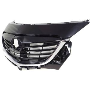 MAZDA CX-9 GRILLE ASSEMBLY CHR/BLK W/UPPER PTD MOLDING OEM#TK2150710DPZ 2013-2015 PL#MA1200191