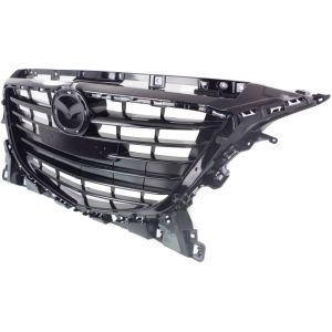 MAZDA MAZDA3 GRILLE GLOSS BLACK (WO/ADAPTIVE CRUISE) OEM#BJE150712B 2014-2016 PL#MA1200196