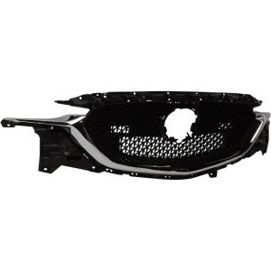 MAZDA CX-5 GRILLE ASSEMBLY CHR/BLK W/CHR MOLDING (WO/EMBLEM BASE)(W/ADAPTIVE CRUISE) OEM#KB8D50710J 2017-2021 PL#MA1200215