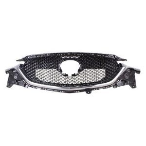 MAZDA CX-5 GRILLE ASSY CHROME/BLACK (WO/CYL DEACTIVATION)(RESERVE/SIGNATURE) **CAPA** OEM#K26250710A 2019-2021 PL#MA1200222C