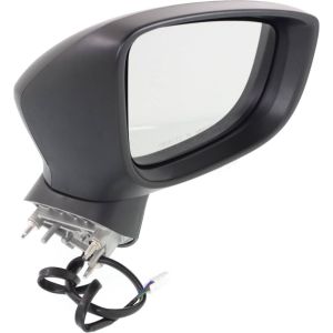 MAZDA MAZDA3 DOOR MIRROR RIGHT (Passenger Side) POWER/ NOT HEATED (W/SIGNAL)(WO/BLIND DET) OEM#BHS269121E-PFM 2014-2016 PL#MA1321179