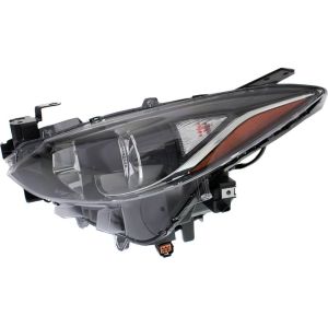 MAZDA MAZDA3 HEAD LAMP ASSEMBLY LEFT (Driver Side) (HALOGEN) OEM#BPW9510L0A 2014-2016 PL#MA2502144