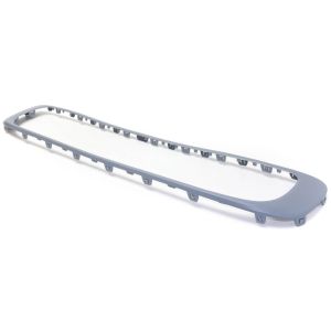 MINI COOPER CLUBMAN FRONT BUMPER GRILLE TRIM PRIMED (W/CHR)(BASE MDL)(WO/JOHN COOPER WORKS PKG) OEM#51117268752 2011-2014 PL#MC1037103