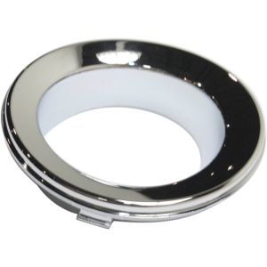 MINI COOPER CONV FOG LAMP BEZEL RIGHT (Passenger Side) CHROME (EXC S MDL) OEM#51117127942 2005-2008 PL#MC1039100