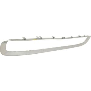 MINI COOPER 2DOORS HATCHBACK (HARDTOP) FRONT BUMPER MOLDING CHROME (BASE WO/JCW PKG) OEM#51117355238 2014-2021 PL#MC1044103