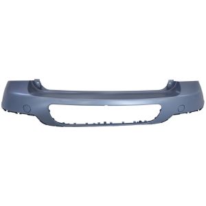 MINI COOPER COUNTRYMAN REAR BUMPER COVER PRIMED (BASE MDL)(W/ CHROME TRIM)(WO/SENSOR) **CAPA** OEM#51129807197 2011-2016 PL#MC1100138C