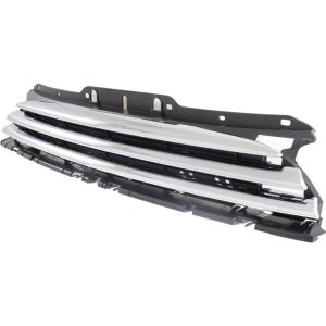 MINI COOPER HATCHBACK GRILLE CHR/BLK (BASE WO/JOHN COOPER WORKS PKG)(WO/DRIVING LAMP) **CAPA** OEM#51117317264 2011-2013 PL#MC1200103C