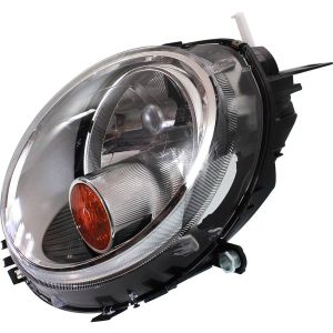 MINI COOPER CONV  HEAD LAMP ASSY LEFT (Driver Side) (HALOGEN)(YELLOW SIGNAL) OEM#63122751869 2009-2015 PL#MC2502105