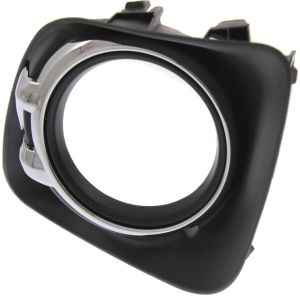 MITSUBISHI OUTLANDER SPORT (5 SEATER) FOG LAMP BEZEL RIGHT (Passenger Side) CHR/BLK OEM#8321A386 2011-2012 PL#MI1039113