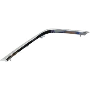 MITSUBISHI OUTLANDER SPORT  (5 SEATER) FRONT BUMPER GARNISH LOWER LEFT (Driver Side) CHROME OEM#6407A171 2016-2019 PL#MI1046102