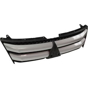 MITSUBISHI ECLIPSE CROSS  GRILLE BLACK W/SILVER MLDG**CAPA** OEM#7450B048 2018-2020 PL#MI1200273C