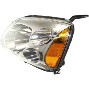 MITSUBISHI GALANT HEAD LAMP ASSY LEFT (Driver Side) CHROME BEZEL**CAPA** OEM#MR991161 2004-2008 PL#MI2502127C