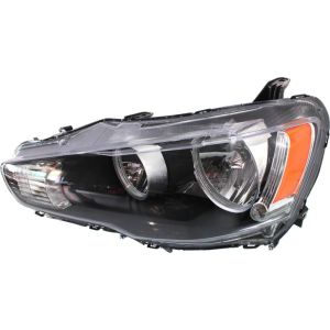 MITSUBISHI LANCER HEAD LAMP ASSEMBLY LEFT (Driver Side) (HALOGEN)(To 11-08) **CAPA** OEM#8301B075 2008-2009 PL#MI2502139C