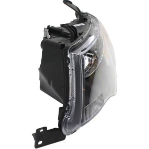 MITSUBISHI OUTLANDER (7 SEATER) HEAD LAMP ASSY LEFT (Driver Side) HALOGEN (MAT BLACK BEZEL) OEM#8301A917 2007-2008 PL#MI2502144