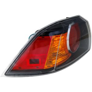 MITSUBISHI LANCER  TAIL LAMP ASSY LEFT (Driver Side) (OUTER)(BLACK BEZEL) OEM#8330A621 2009-2017 PL#MI2804103