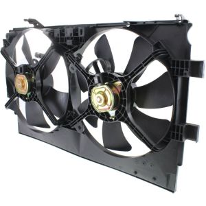 MITSUBISHI LANCER SPORTBACK RADIATOR & A/C FAN ASSEMBLY (WO/TURBO)(DUAL FAN) OEM#1355A087-PFM 2009-2017 PL#MI3115139