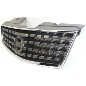 NISSAN(DATSUN) SENTRA GRILLE CHR/GRAY 2.0L (EXC SR) OEM#62070ET000 2007-2009 PL#NI1200222