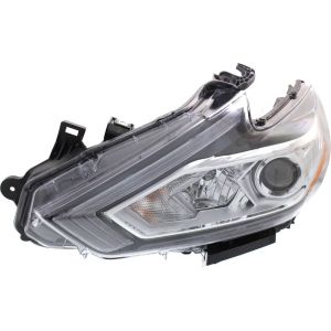 NISSAN(DATSUN) ALTIMA SEDAN HEAD LAMP ASSEMBLY LEFT (Driver Side) (HALOGEN)(WO/LED DRL)(CHR BEZEL) OEM#260609HS9A 2016-2018 PL#NI2502247