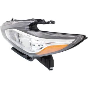 NISSAN(DATSUN) ALTIMA SEDAN HEAD LAMP ASSEMBLY LEFT (Driver Side) (HALOGEN)(WO/LED DRL)(CHR BEZEL) **CAPA** OEM#260609HS9A 2016-2018 PL#NI2502247C