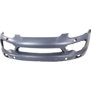 PORSCHE CAYENNE  FRONT BUMPER COVER PRIMED (W/WASHER)(W/SENSOR)(BASE/S/PLATINUM) OEM#95850522131G2L 2011-2014 PL#PO1000144