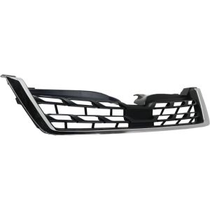 SUBARU FORESTER GRILLE BLACK W/CHR MOLDING (LOWER SECTION)**CAPA** OEM#91121SG280 2017-2018 PL#SU1200169C