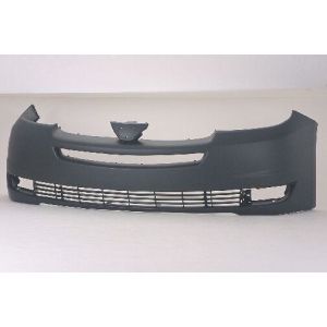 TOYOTA SIENNA FRONT BUMPER COVER PRIMED (W/O Park Sensor & Radar Cruise)**CAPA** OEM#52119AE900 2004-2005 PL#TO1000272C
