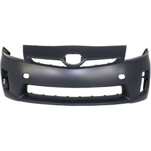 TOYOTA PRIUS (1.8L) FRONT BUMPER COVER PRIMED (W/O HL WASHER)(W/O SIDE SENSOR)**CAPA** OEM#5211947917 2010-2011 PL#TO1000359C
