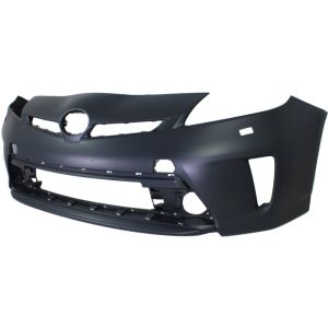TOYOTA PRIUS PLUG-IN (1.8L) FRONT BUMPER COVER PRIMED (W/WASHER)**CAPA** OEM#5211947935 2012-2015 PL#TO1000393C