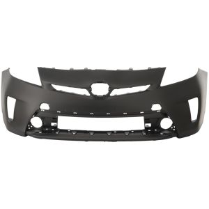 TOYOTA PRIUS PLUG-IN (1.8L) FRONT BUMPER COVER PRIMED (WO/WASHER)**CAPA** OEM#5211947934 2012-2015 PL#TO1000394C