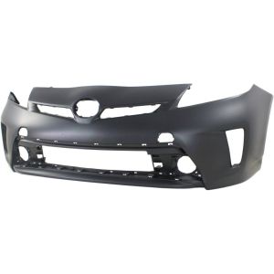 TOYOTA PRIUS PLUG-IN (1.8L) FRONT BUMPER COVER PRIMED (WO/WASHER)**CAPA** OEM#5211947934 2012-2015 PL#TO1000394C