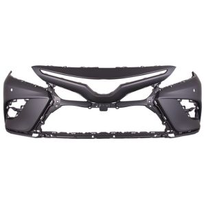 TOYOTA CAMRY FRONT BUMPER COVER PRIMED (XSE)(W/SENSOR)(WO/CAMERA)**CAPA** OEM#521190X939 2018-2019 PL#TO1000441C