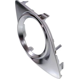 TOYOTA VENZA FOG LAMP COVER RIGHT (Passenger Side) SATIN NICKEL CHROME (W/FOG) OEM#521270T010 2009-2012 PL#TO1039133
