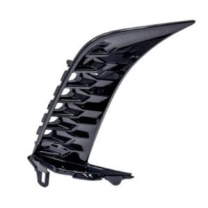 TOYOTA CAMRY (HYBRID) FRONT BUMPER COVER OUTER INSERT RIGHT (Passenger Side) GLOSS-BLACK (XSE) OEM#52712AQ030 2025 PL#TO1039286
